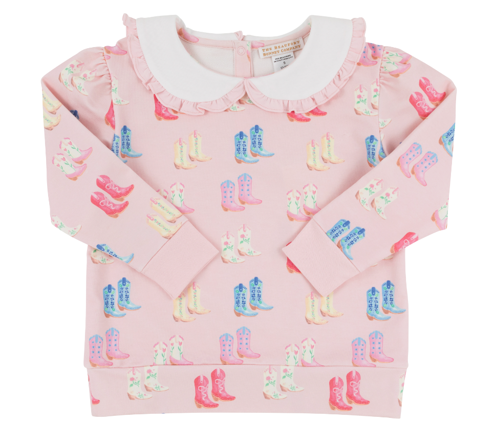 Maude's Ruffle Cassidy Comfy Crewneck