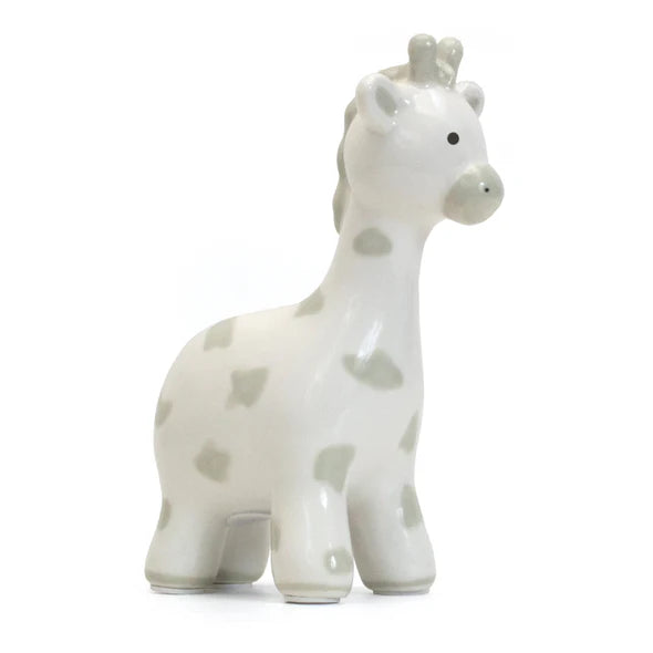 Spotted Ceramic Giraffe Money Bank for Kids