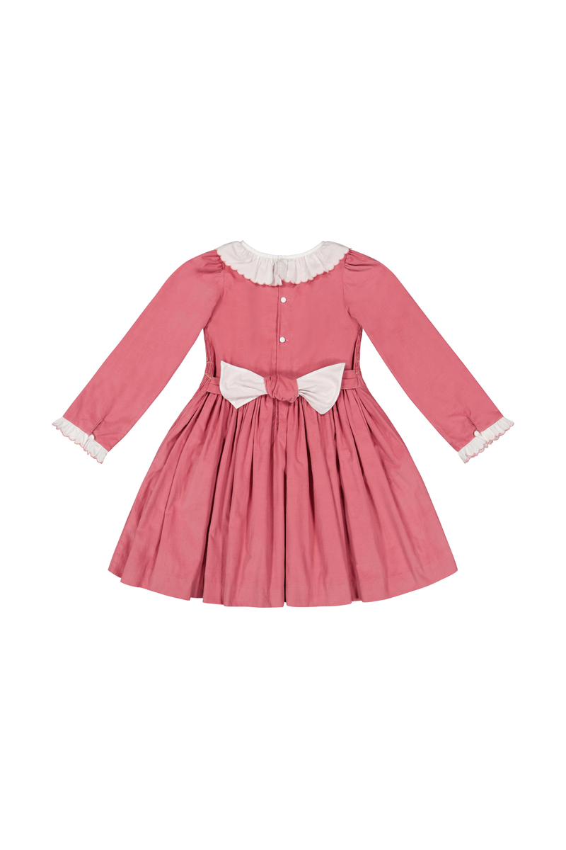 Chiara Pink Smocked Dress