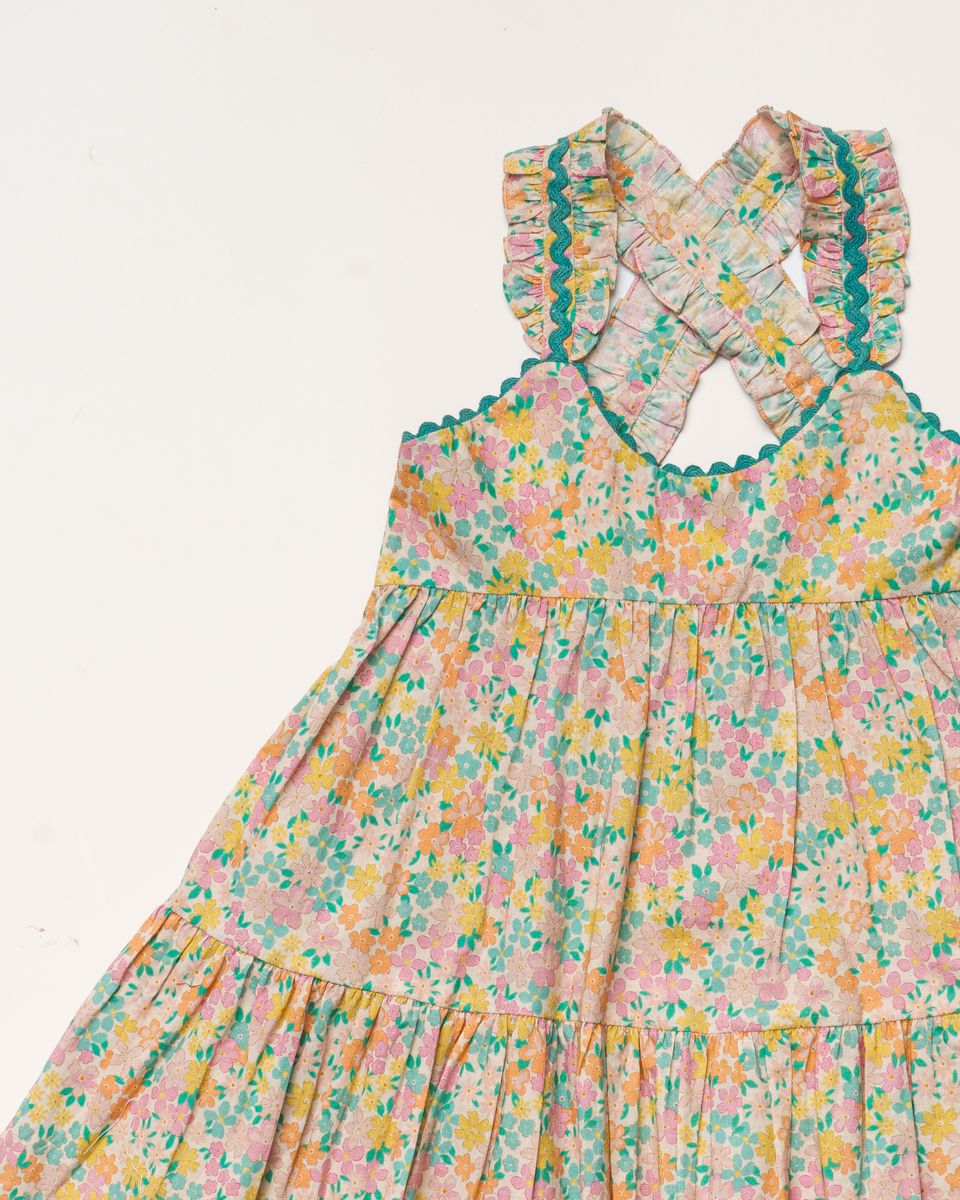 Floral Crossover Dress