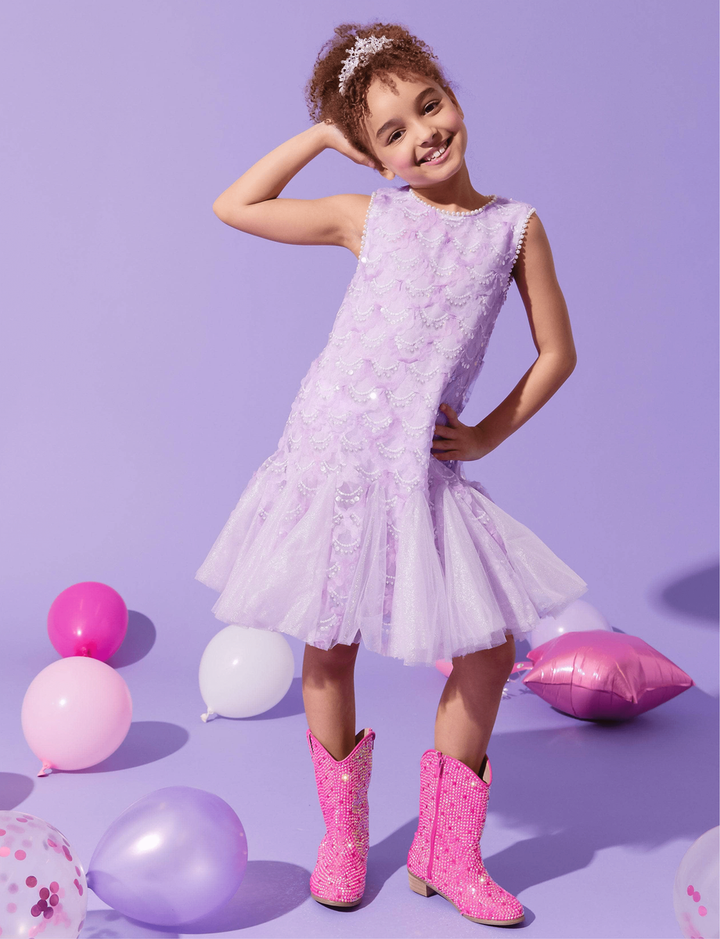 Lavender Mermaid Magic Tutu Dress