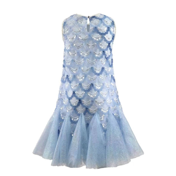 Blue Mermaid Magic Tutu Dress