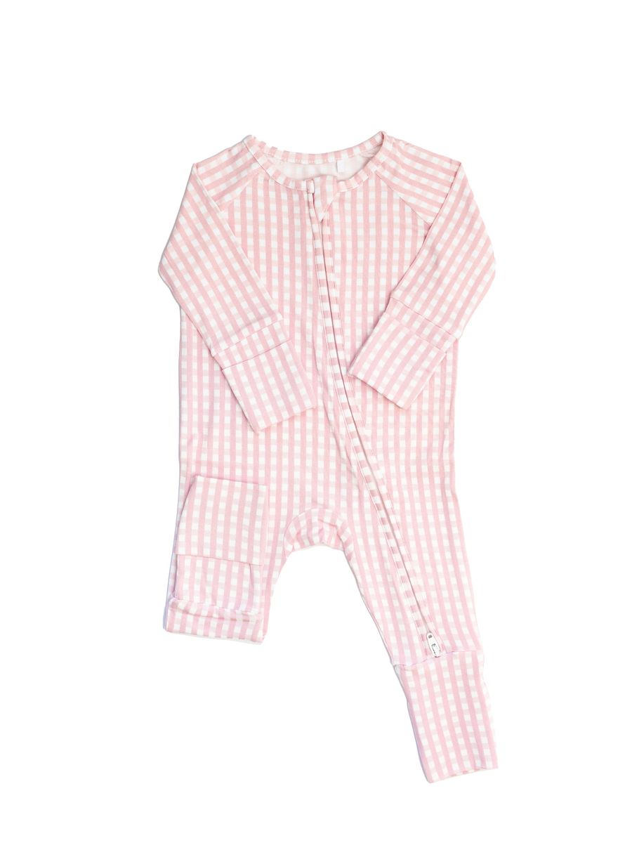 Sleep Romper - Gingham