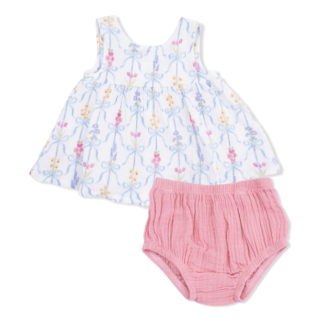 Dress with Bow and Bloomer