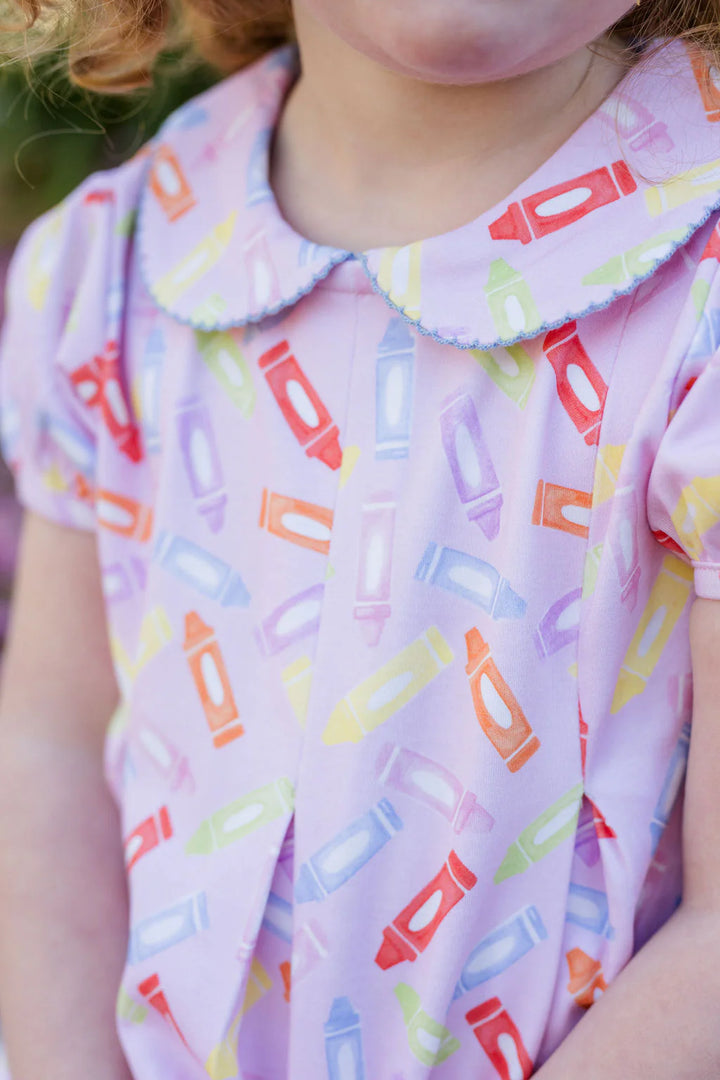 Pink Crayon Knit Dress