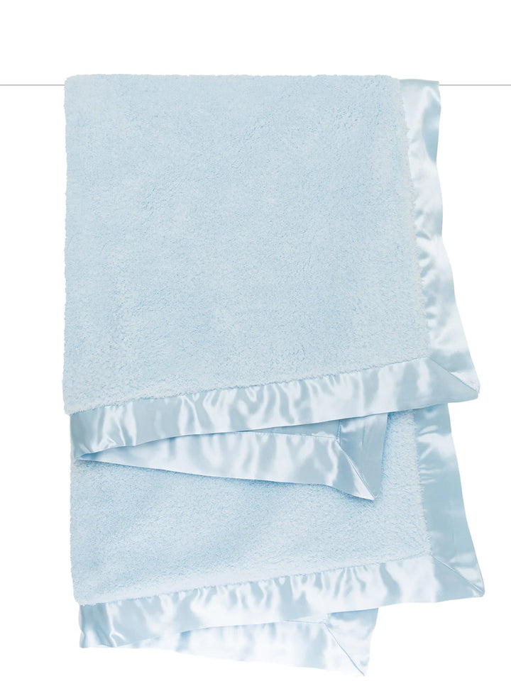 Chenille Satin Baby Blanket