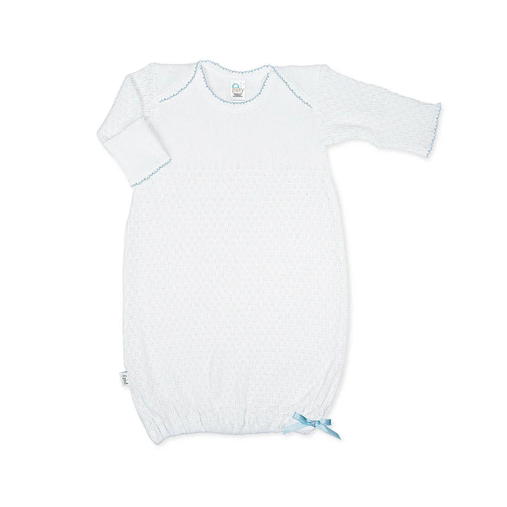 Newborn Overlap Shoulder Gown