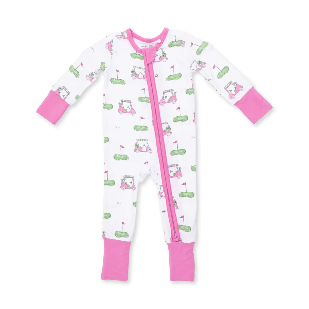Golf Carts Pink - Convertible Romper