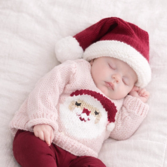 Jolly Santa Sweater Blush