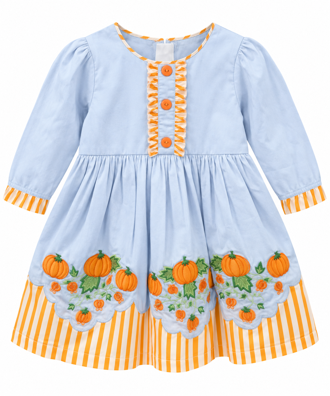 Fall Harvest Emb Dress