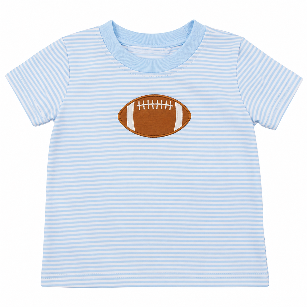 Football Shirt- Light Blue