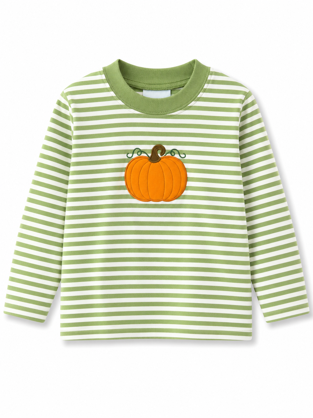 Green Stripe Pumpkin Long Sleeve