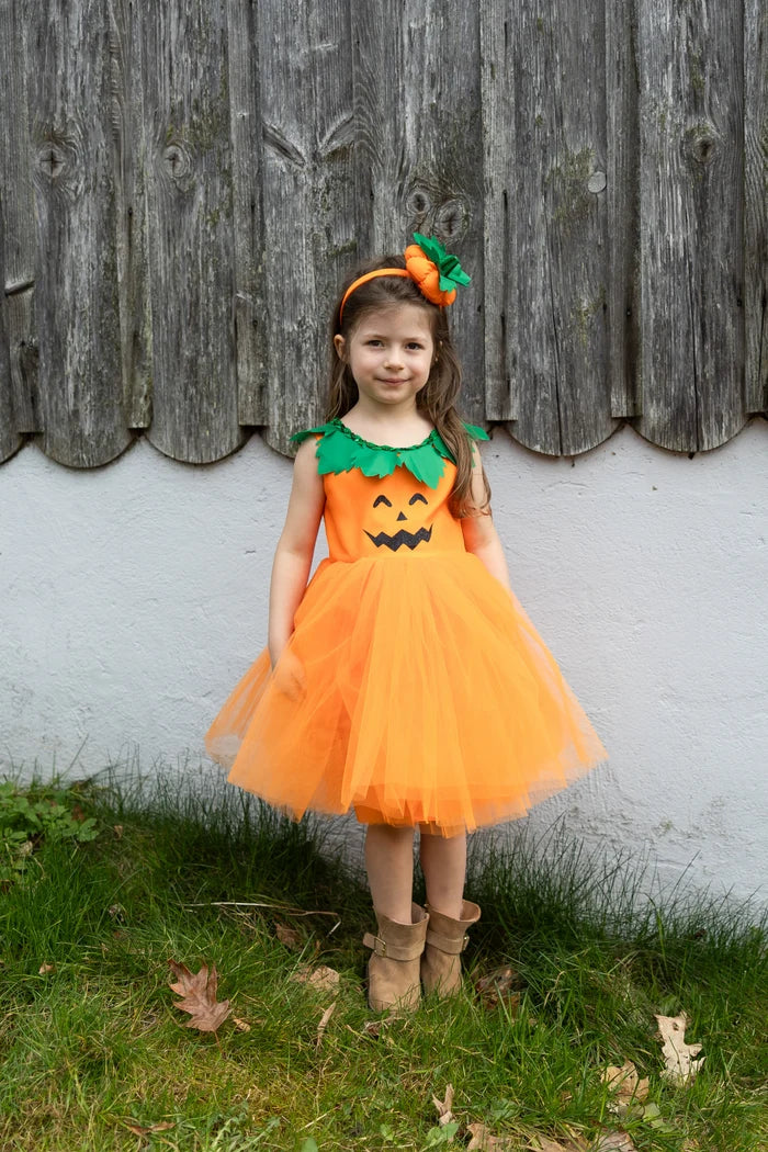 Pumpkin Patch Princess Dress w/ Headband