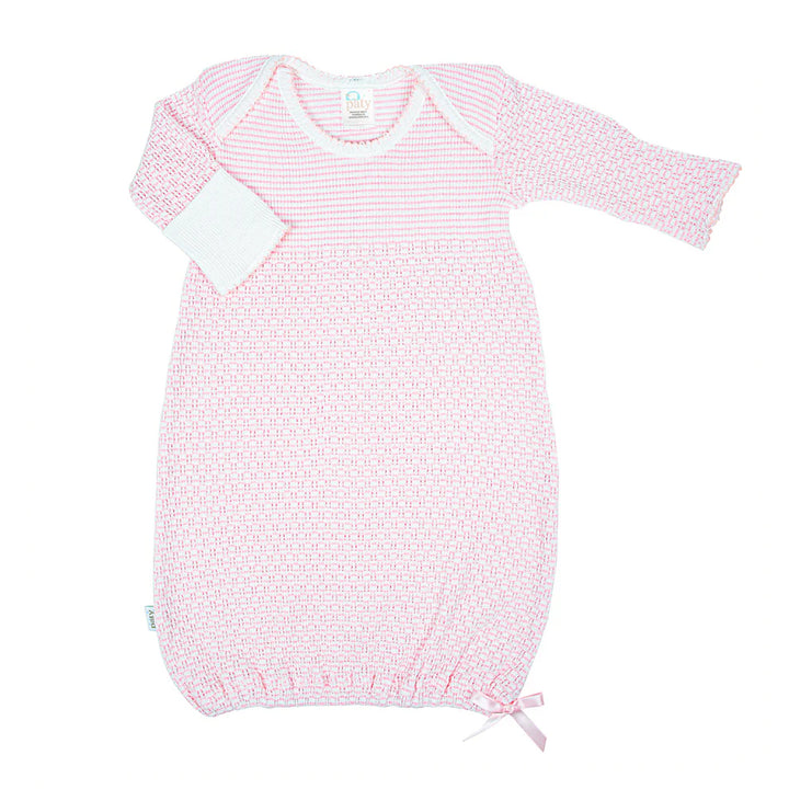 Newborn Overlap Shoulder Gown