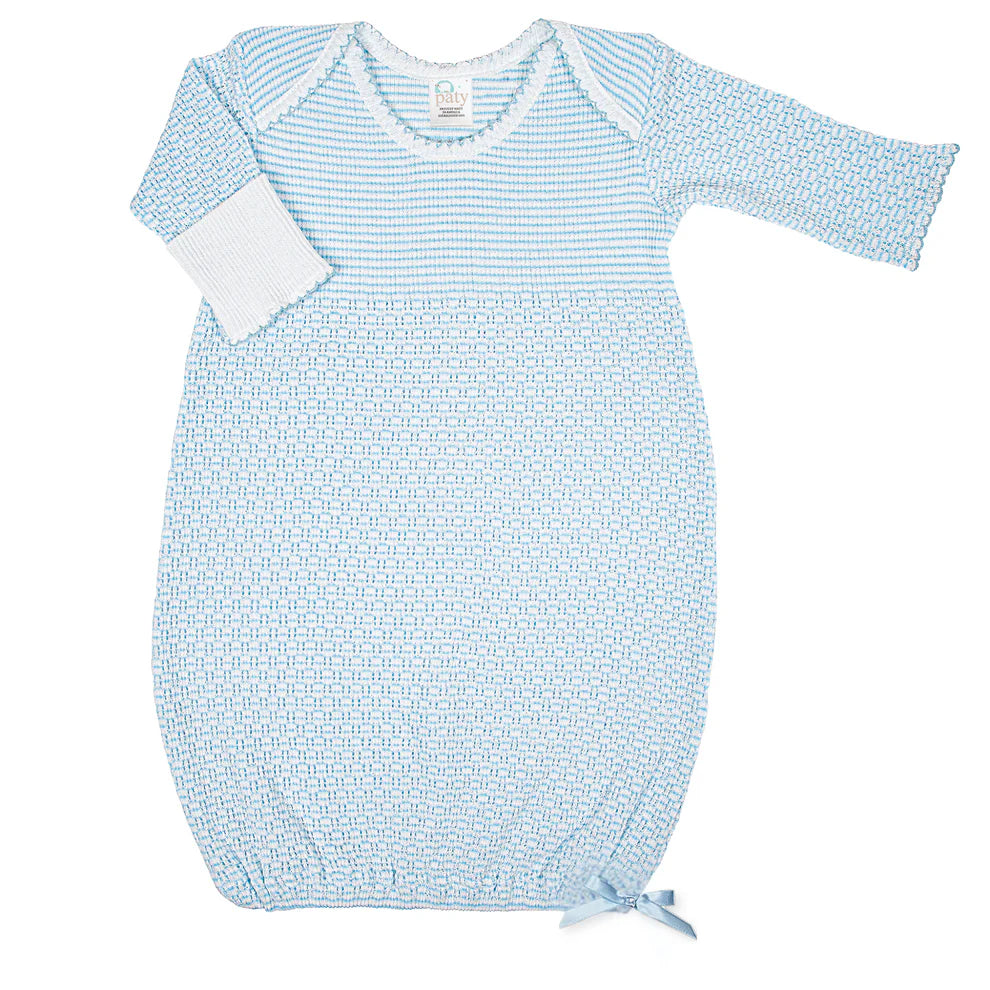 Newborn Overlap Shoulder Gown