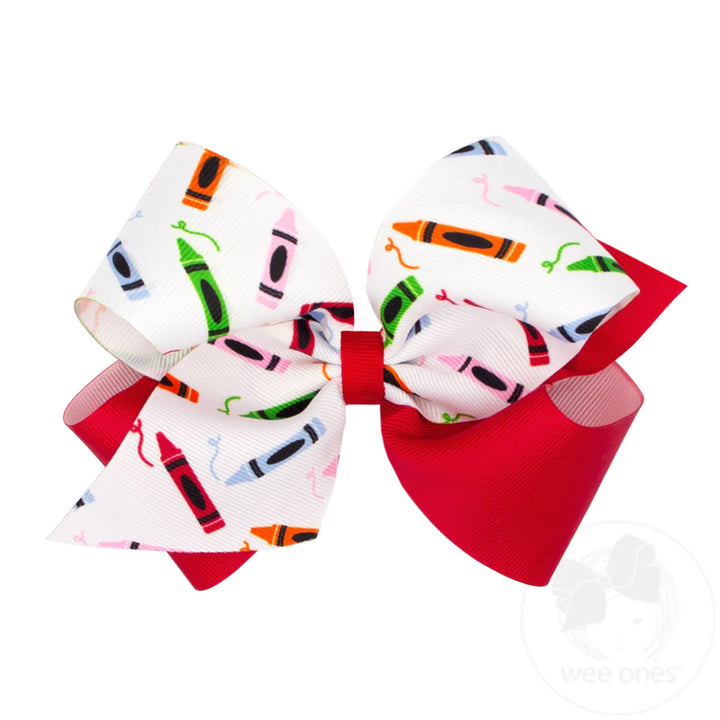 Back to School Bow