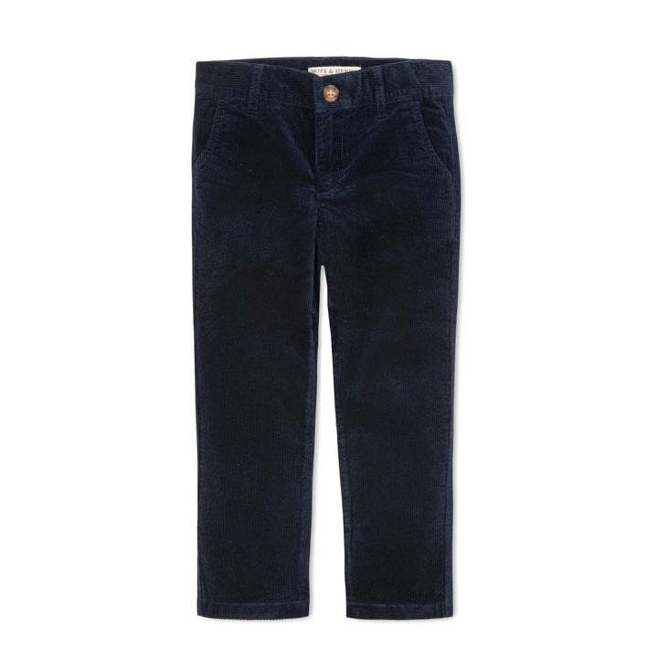 Organic Corduroy Pant - Navy Fine Wale