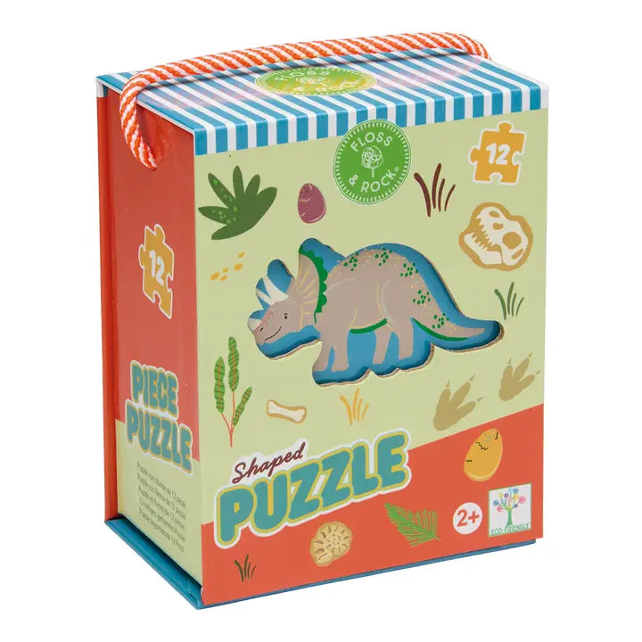 Dino 12pc Shaped Puzzle