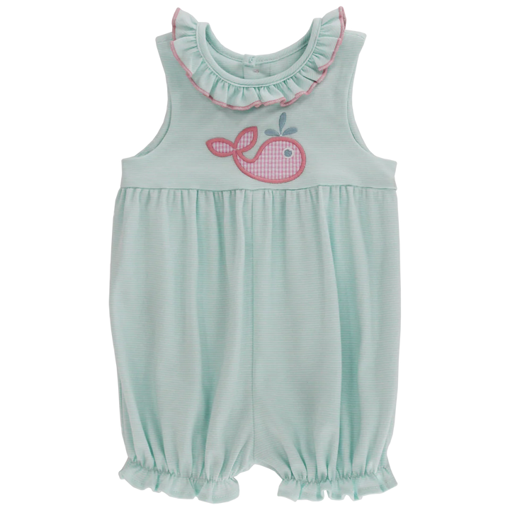Whale Wishes - Knit Romper Short