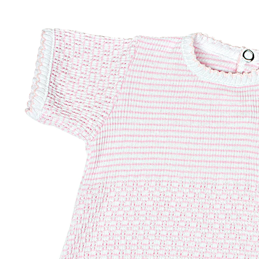 Bubble with Ruffle Hem -Solid Pink