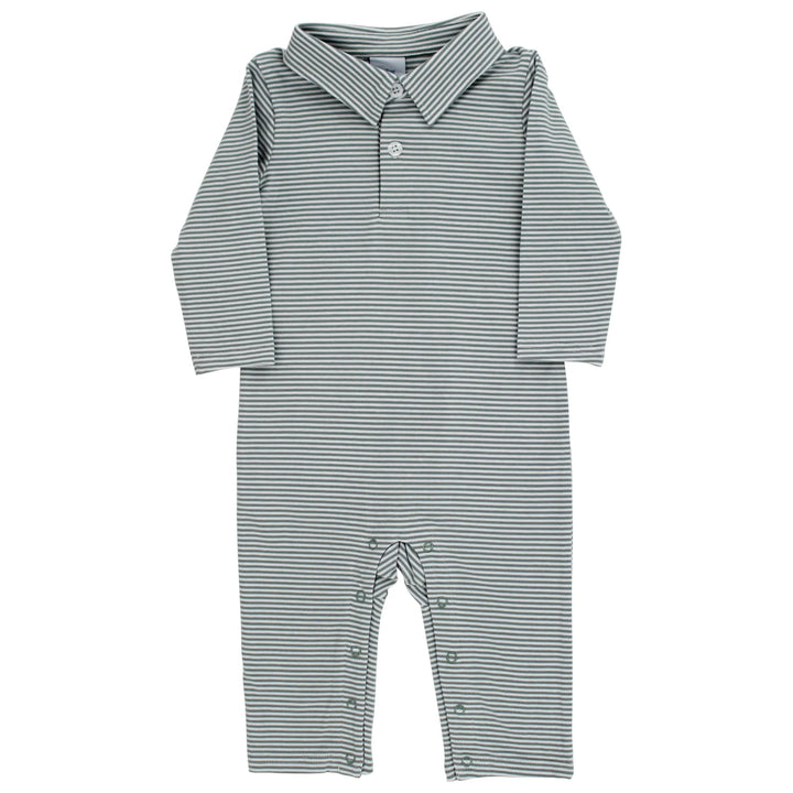 Playsuit - Sage Stripe Knit