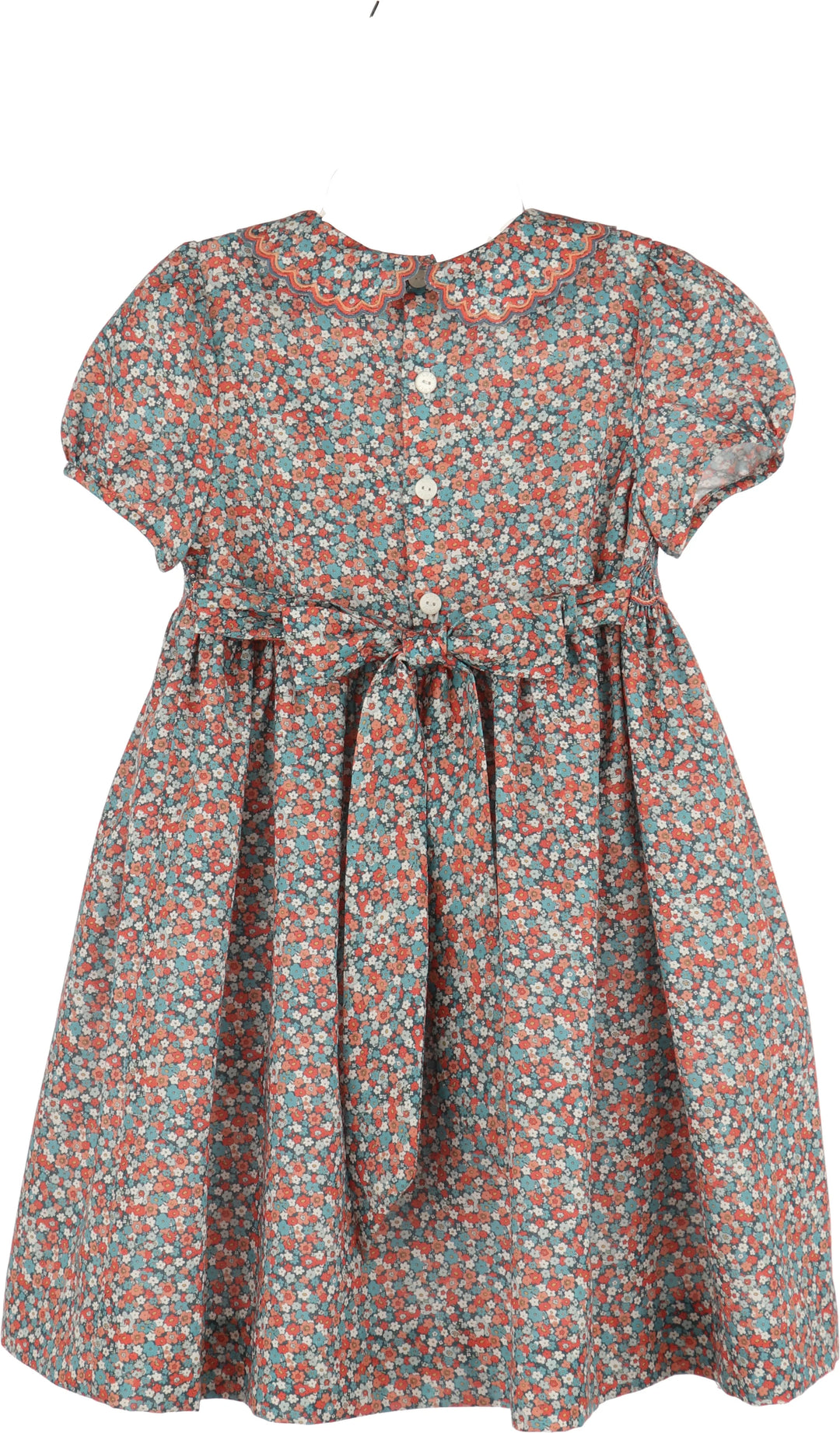 Floral Vintage Dress Blue