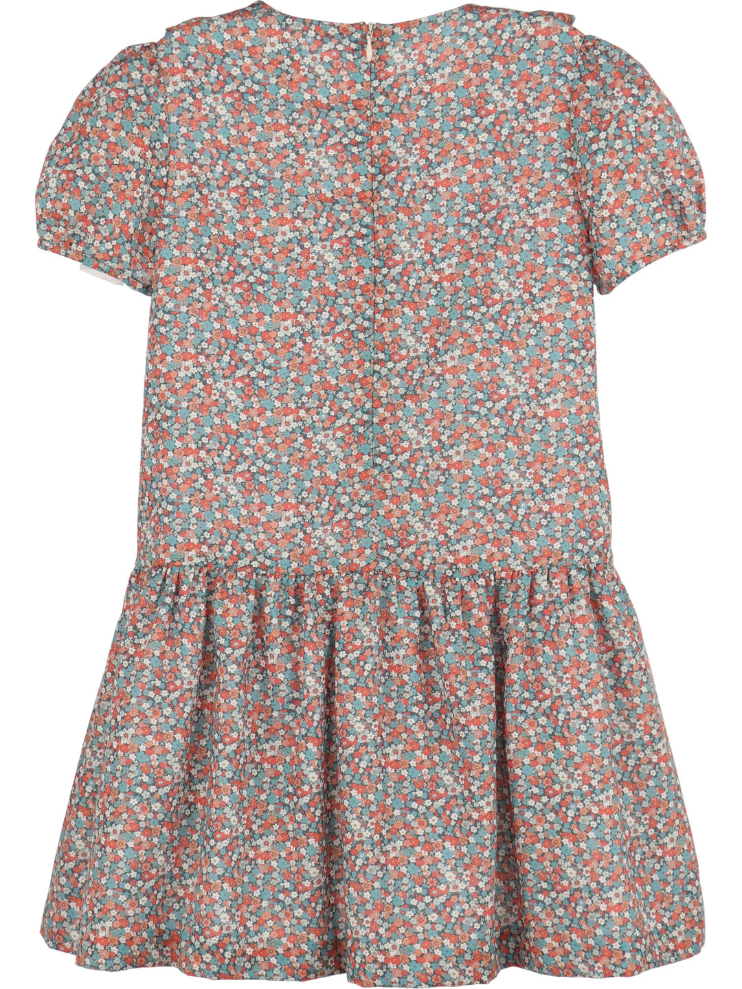 Floral Vintage A-Line Blue