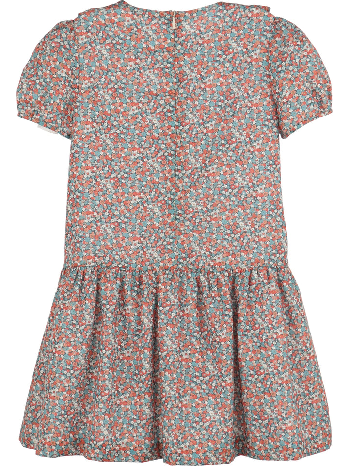 Floral Vintage A-Line Blue