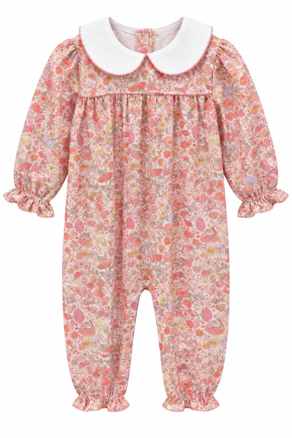 Persimmon Floral Peter Pan Bubble