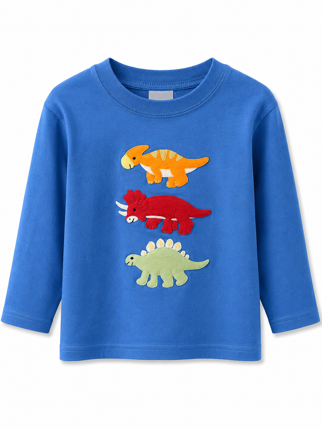 Blue Long Sleeve - 3 Dinosaurs