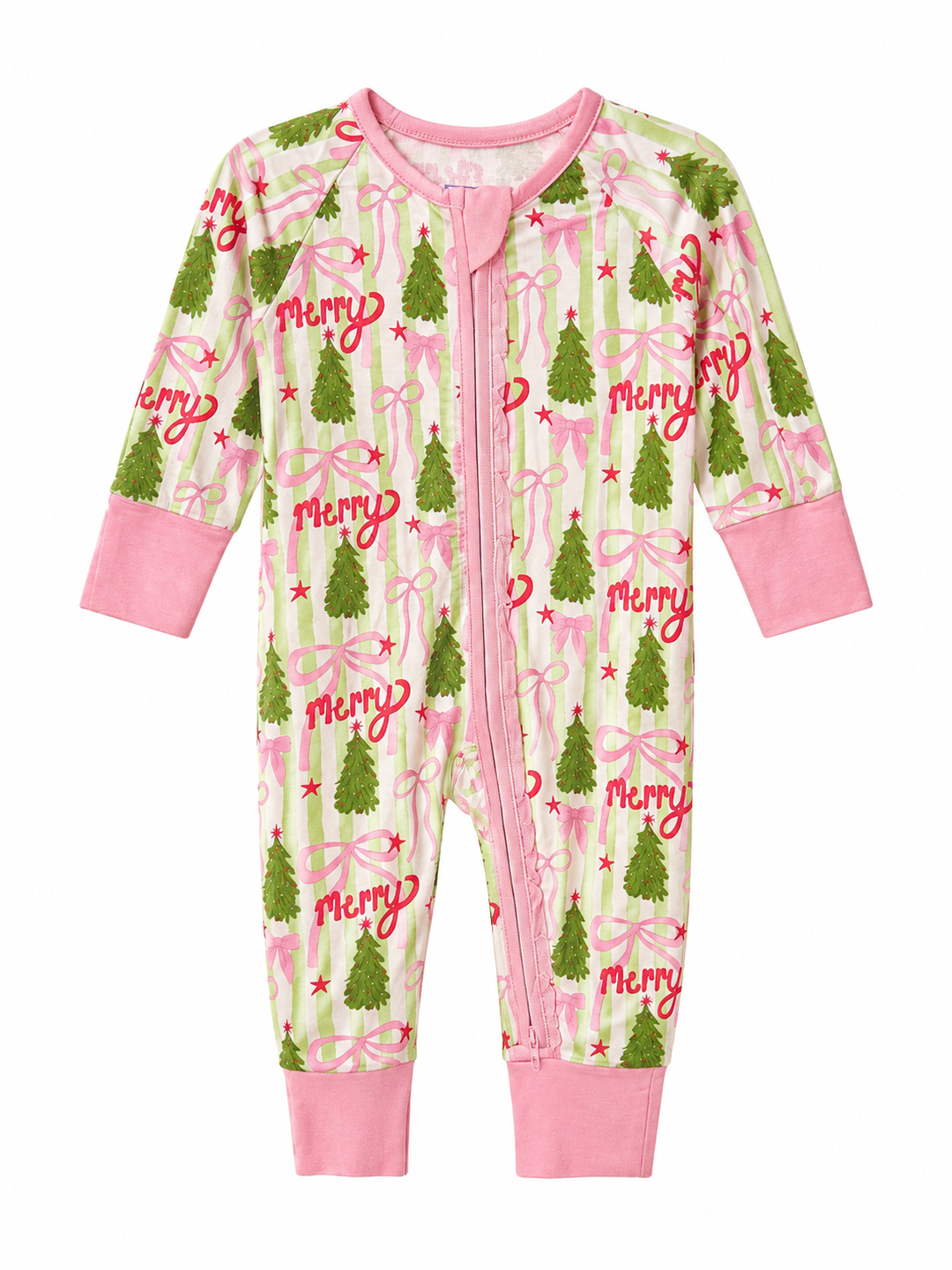 Merry & Bright Ruffle Romper
