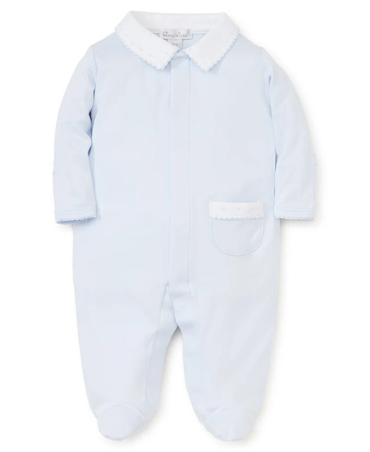 Blue Kissy New Beginnings Footie