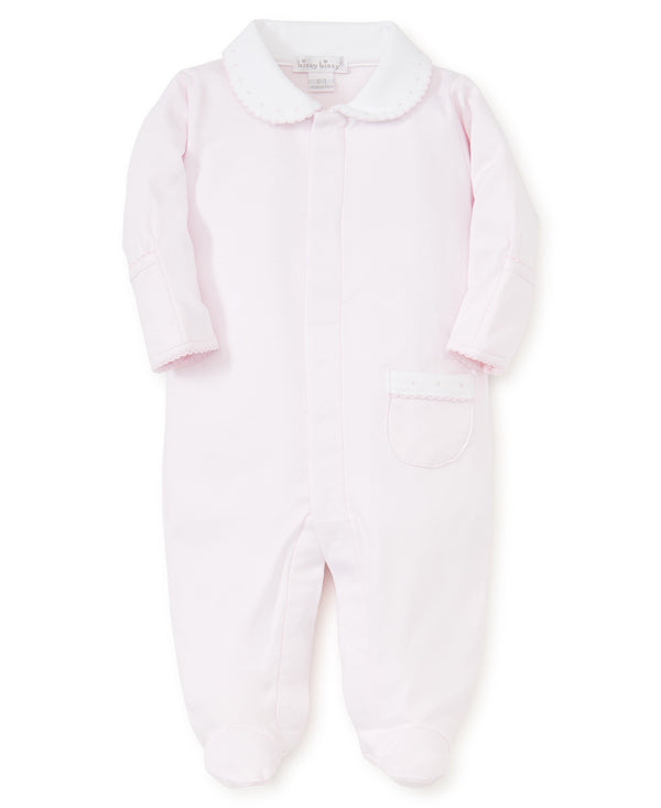 Pink Kissy New Beginnings Footie w/Collar