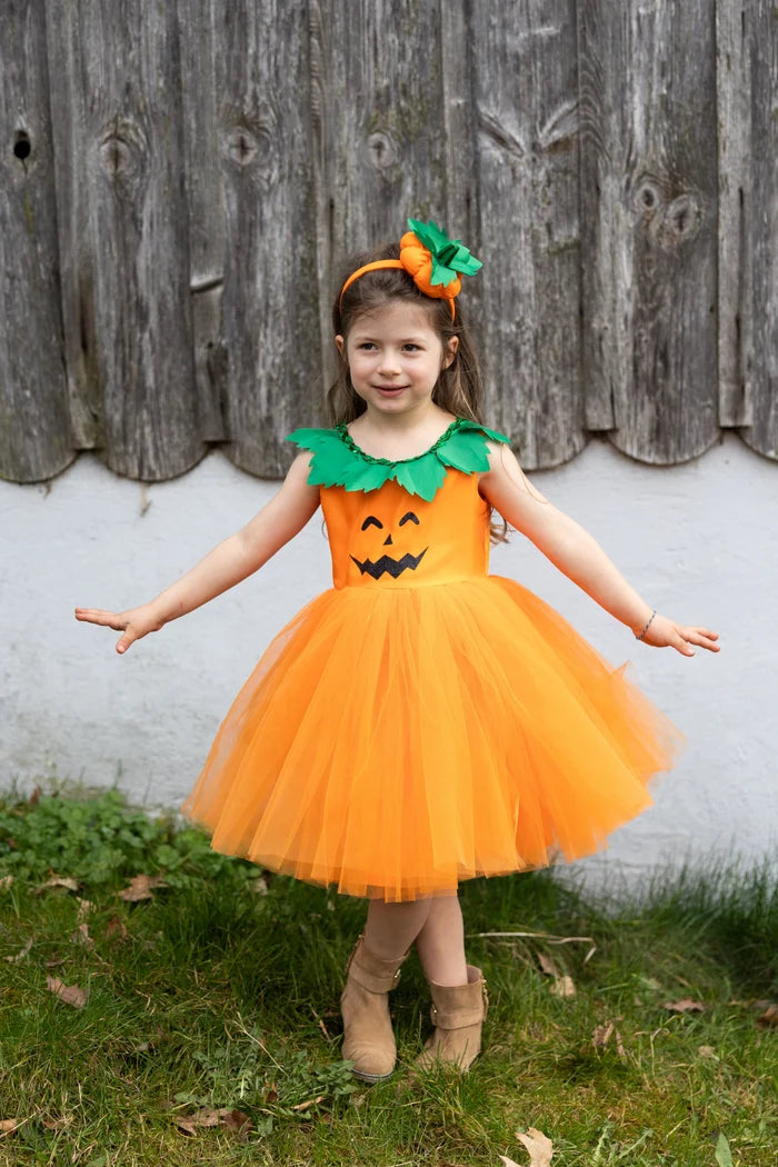 Pumpkin Patch Princess Dress w/ Headband