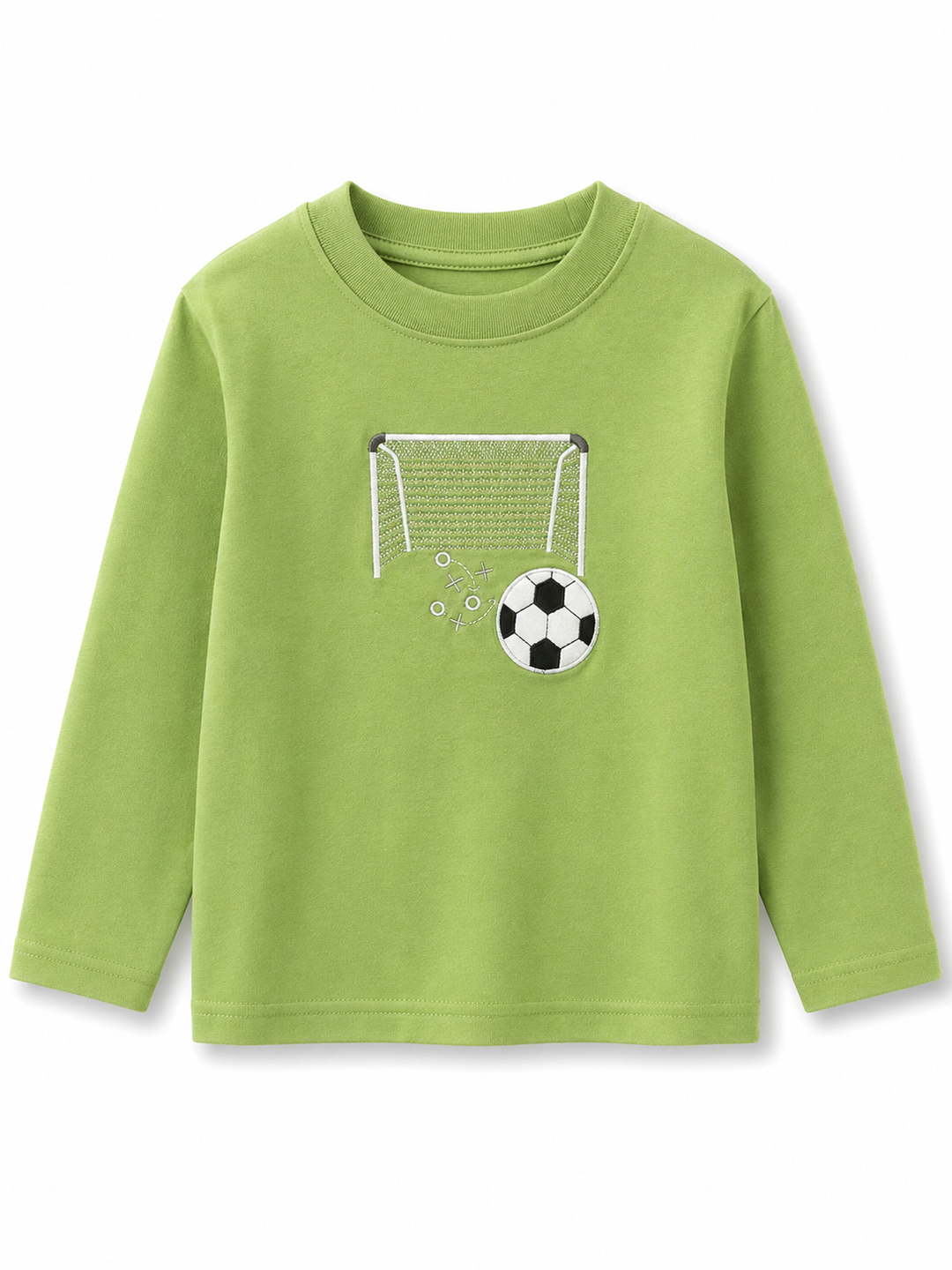 Green Soccer Long Sleeve Shirt