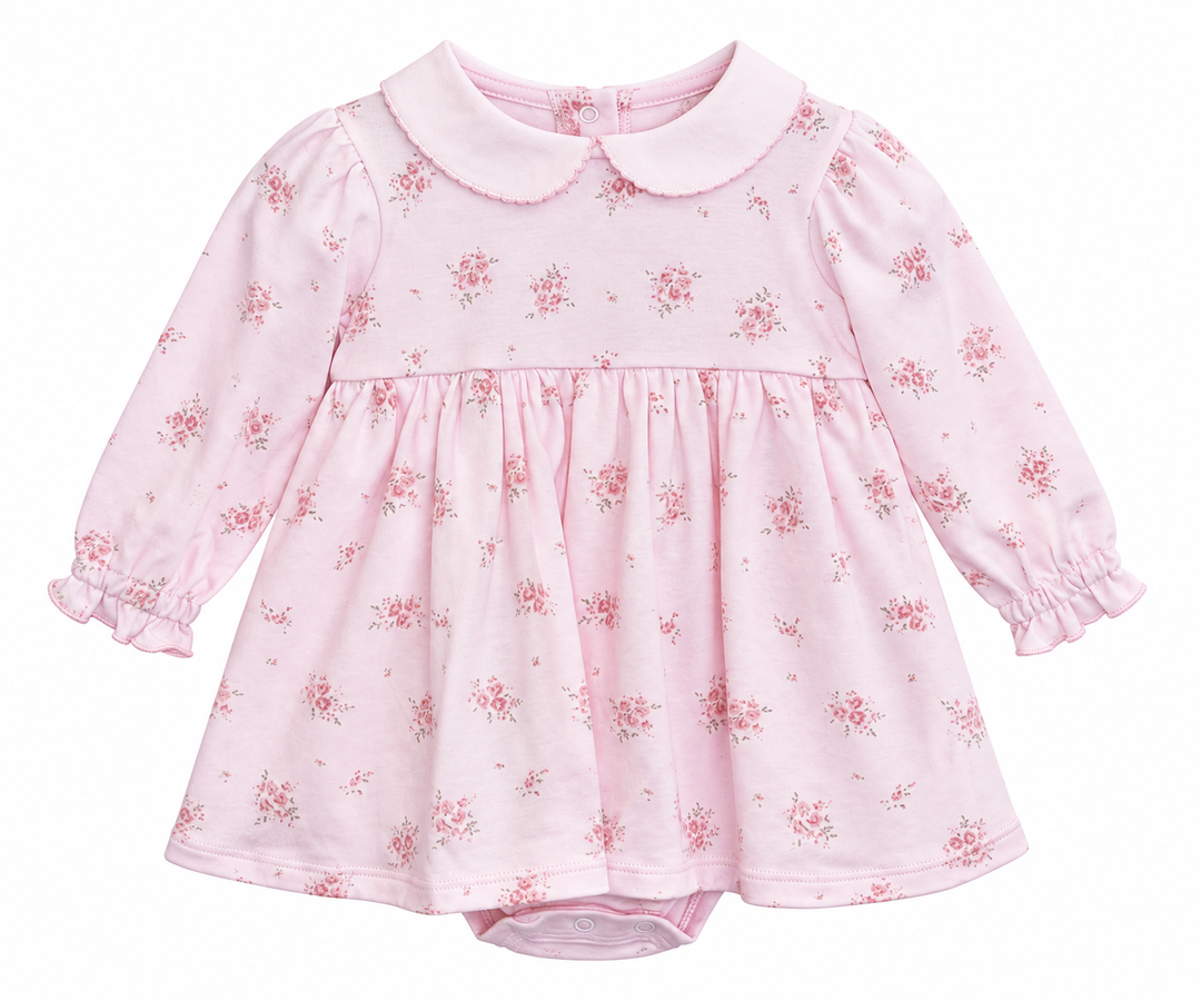 Pink Rose Bouquet Dress