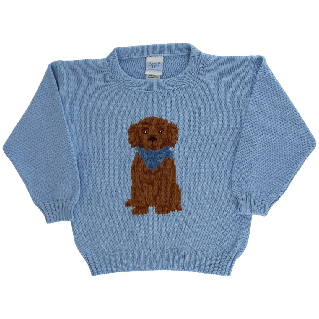 Crew Neck Sweater - Blue