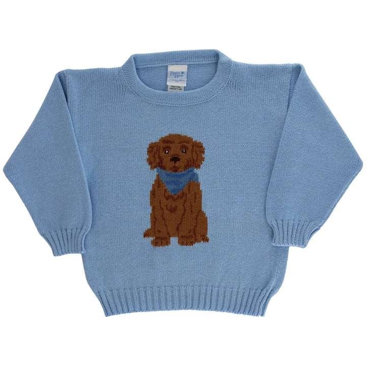 Crew Neck Sweater - Blue