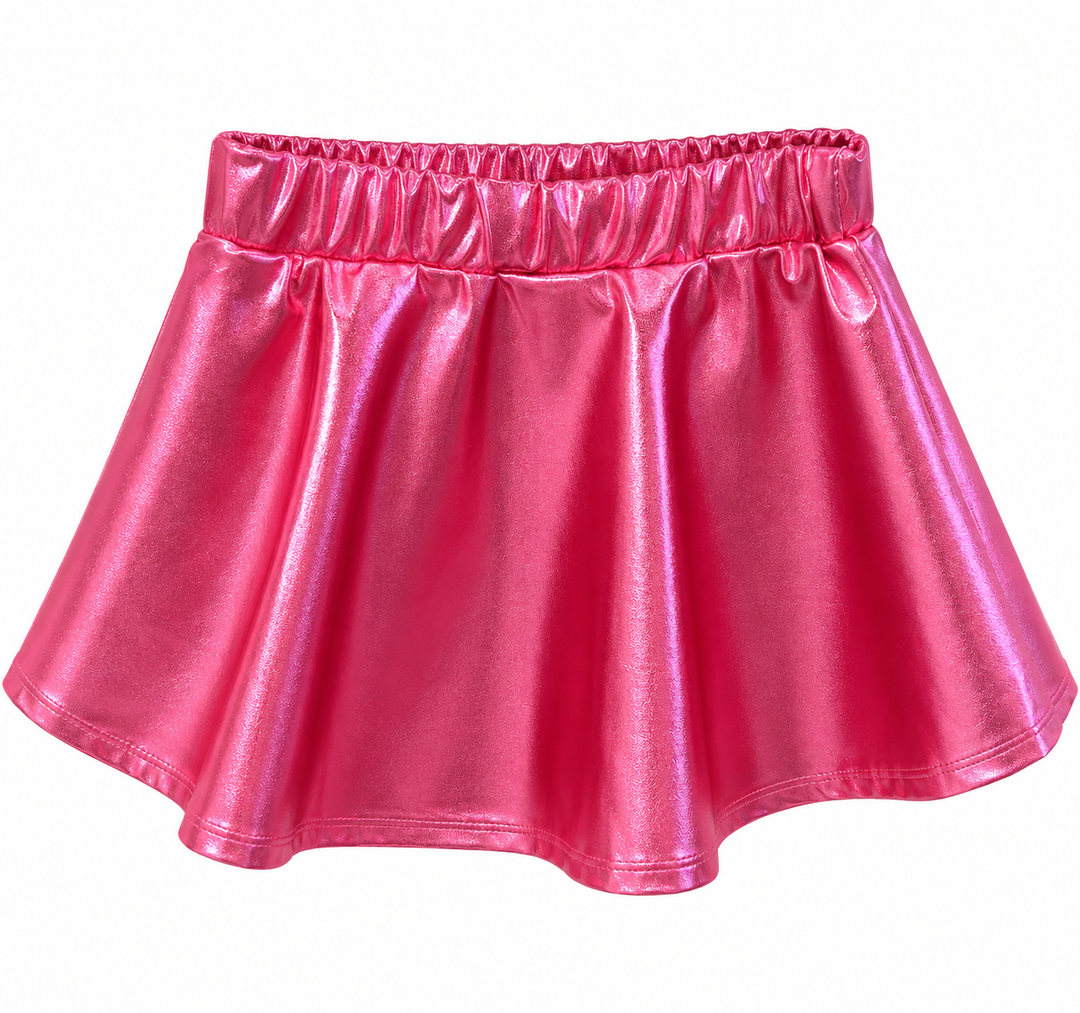 Zoe Metallic Pink Skort