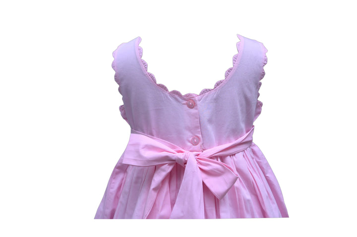 Flamingo Embroidered Dress