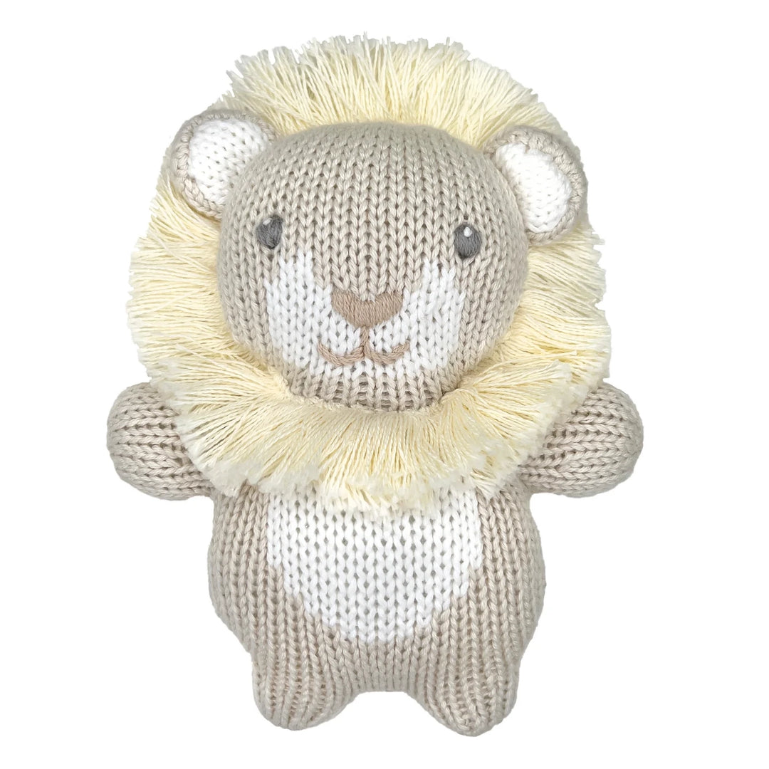 Lion Zubaby Knit Rattle