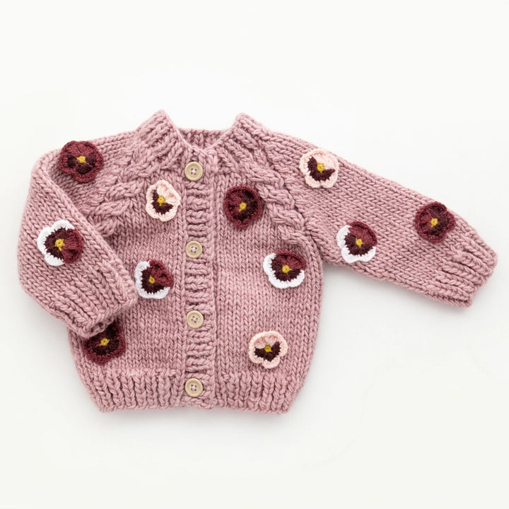 Pansy Cardigan Rosy