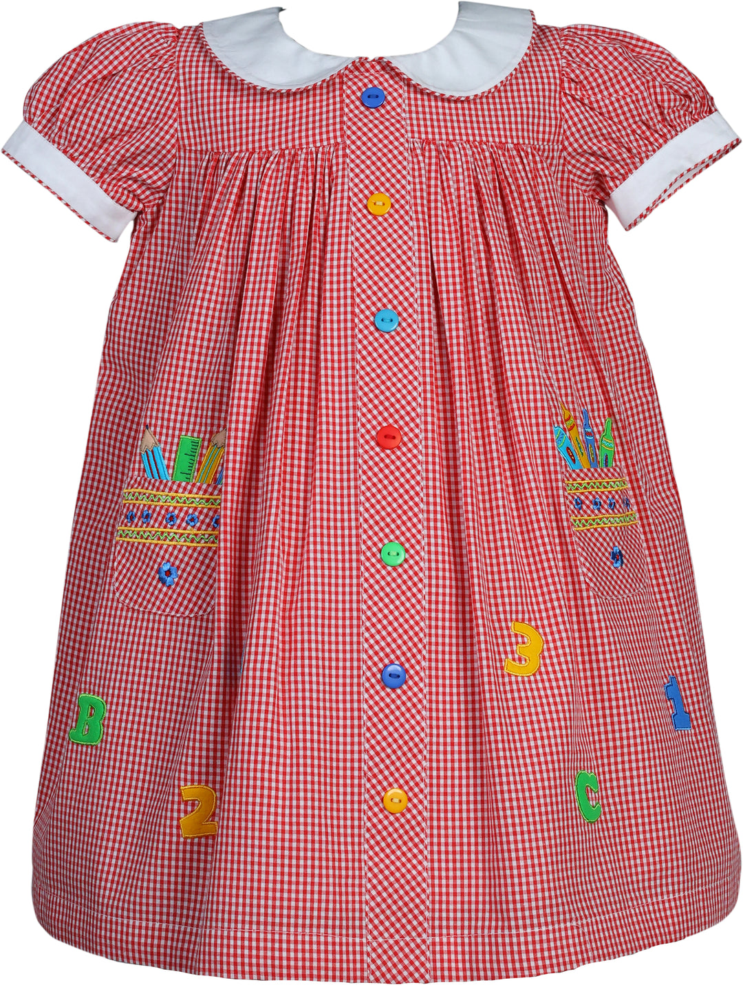 Gingham ABC Dress