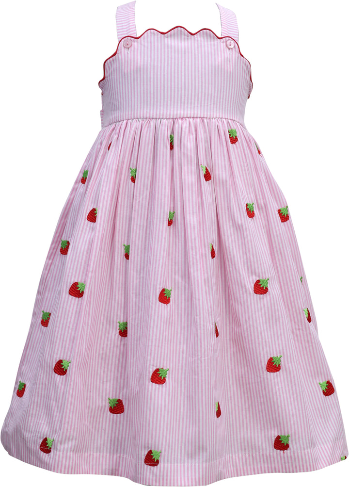 Strawberry Scallop Dress