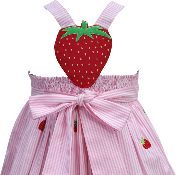 Strawberry Scallop Dress