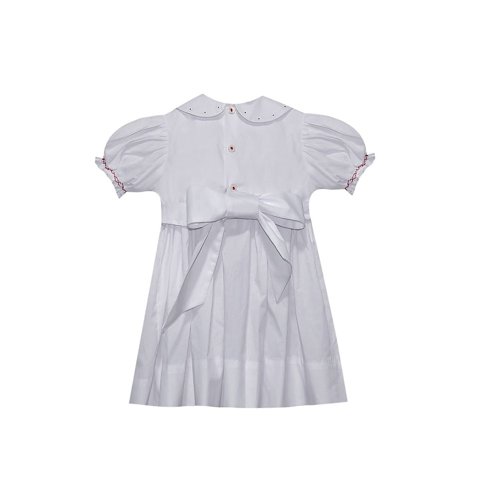 White Cate Dress Ribbons