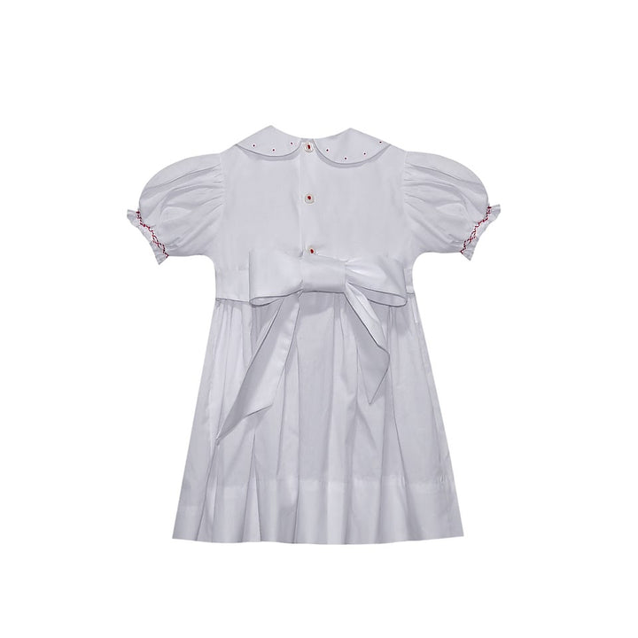 White Cate Dress Ribbons