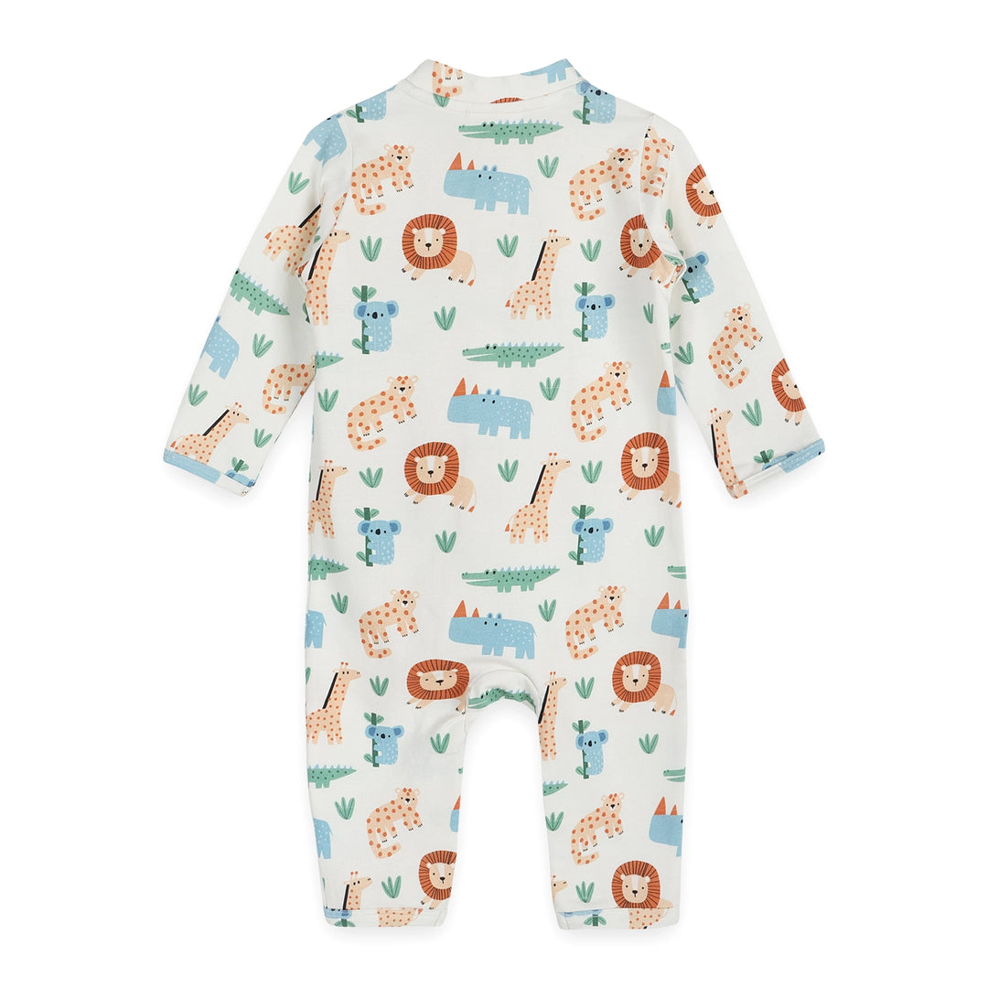 Safari Baby Zipper Jumpsuit