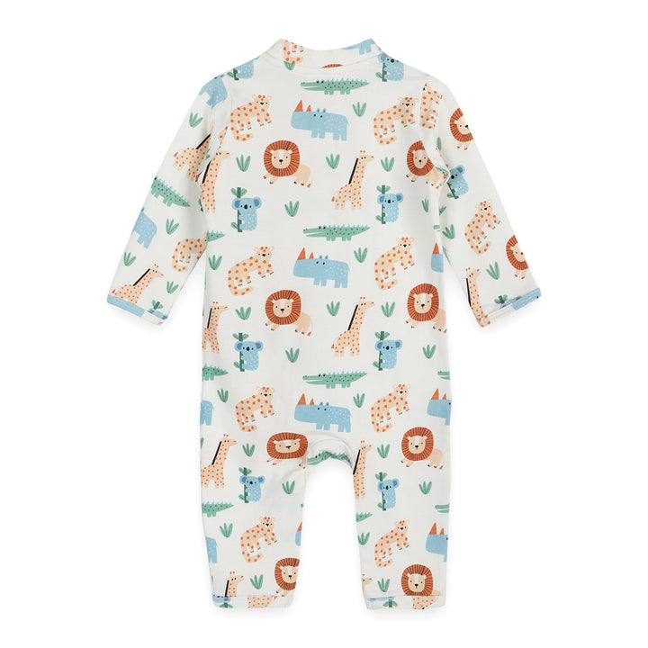 Safari Baby Zipper Jumpsuit