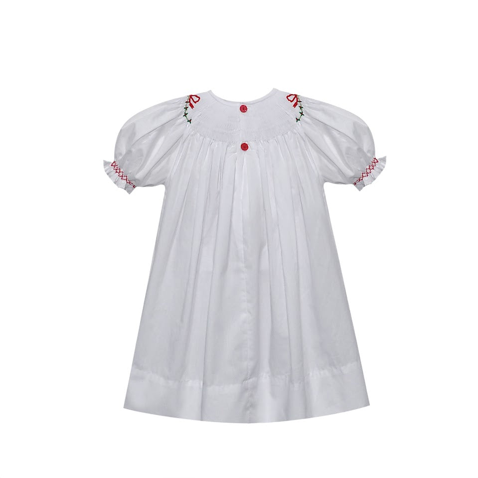 White Bishop Dress Ribbons